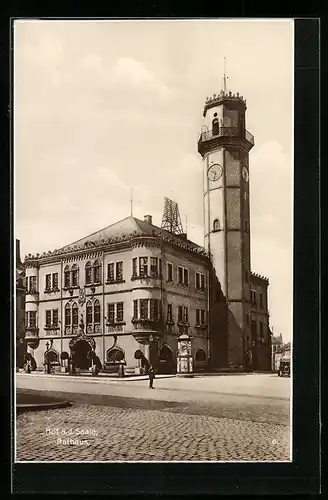 AK Hof / Saale, Rathaus