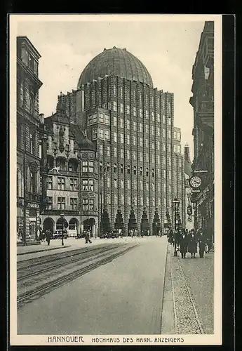 AK Hannover, Hochhaus des Hann. Anzeigers