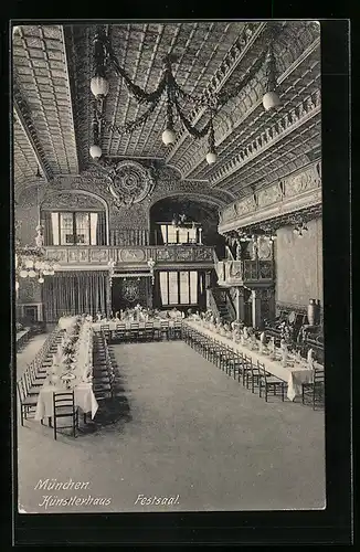 AK München, Künstlerhaus, Festsaal