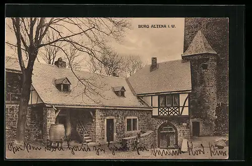 AK Altena i. W., an der Burg