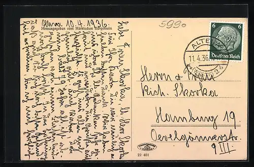 AK Altena i. W., an der Burg