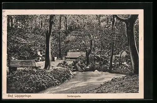AK Bad Lippspringe, an der Jordanquelle