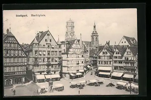 AK Stuttgart, Marktplatz