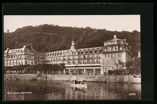 AK Bad Ems, Kurhaus am Wasser
