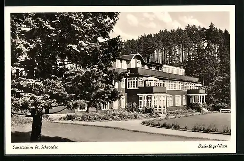 AK Braunlage /Harz, Sanatorium Dr. Schroeder