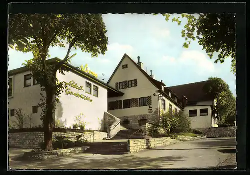 AK Heidenheim /Brenz, Eingang zur Schlossgaststätte Henne