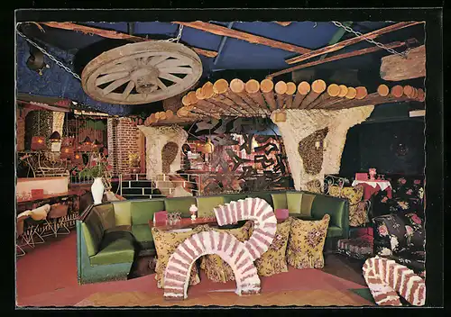 AK Hamburg-Eimsbüttel, der Royal Club, Innenansicht, Fruchtallee 106