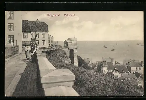AK Helgoland, Fahrstuhl am Wasser
