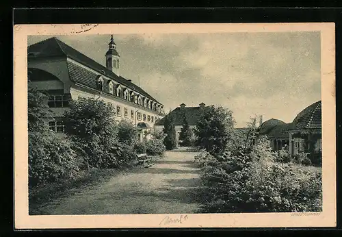 AK Langensteinbach /Baden, Eingang Bibelheim Bethanien