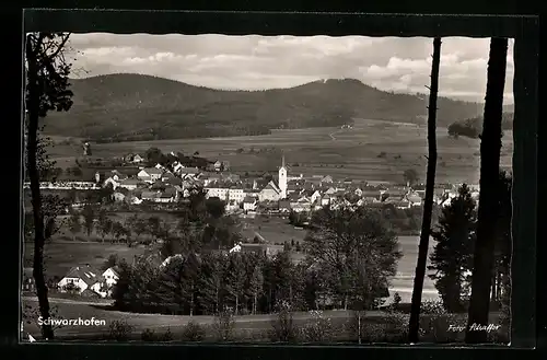 AK Schwarzhofen, Ortsansicht bei Tageslicht
