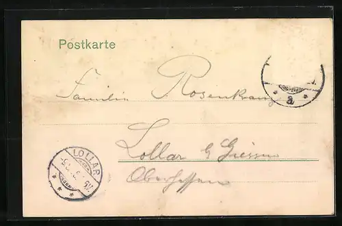 AK Neudeckmühle, Ortspartie mit Gasthof