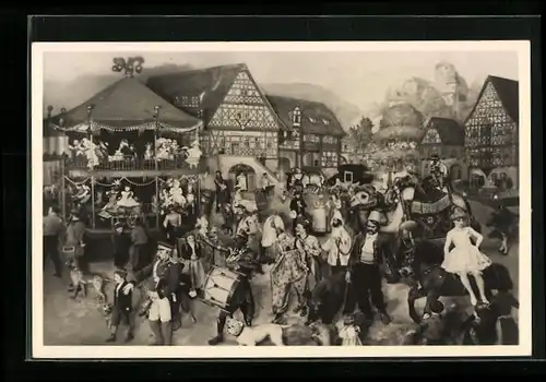 AK Sonneberg /Thür., Thüringer Kirmes im Deutschen Spielzeugmuseum