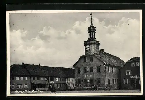 AK Remda, Partie am Marktplatz