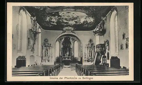 AK Seitingen, Inneres der Pfarrkirche