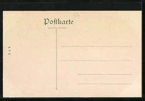 AK Essen, Krupp`sche Kolonie Altenhof mit evang. Kirche