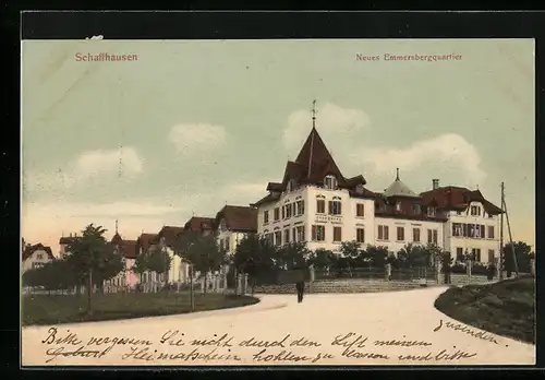 AK Schaffhausen, Haus Rosenberg im neuen Emmersbergquartier