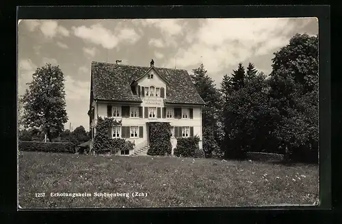 AK Zürich, Erholungsheim Schöneberg