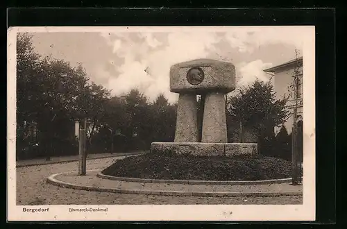 AK Bergedorf, Bismarck-Denkmal