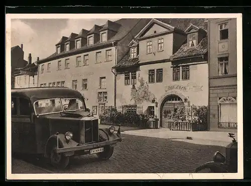 AK Saalfeld, Gasthaus Das Loch