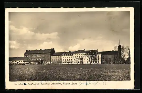 AK München-Berg am Laim, Institut der Englischen Fräulein