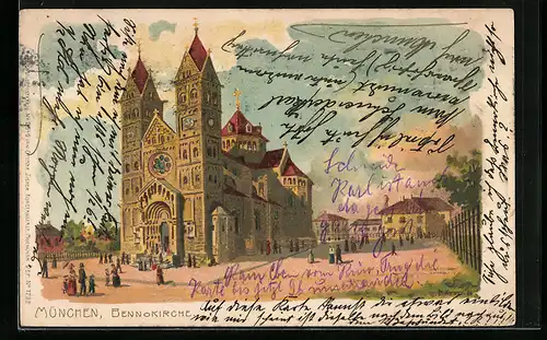 Lithographie München, Bennokirche