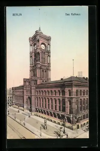 AK Berlin, Rathaus aus der Vogelschau