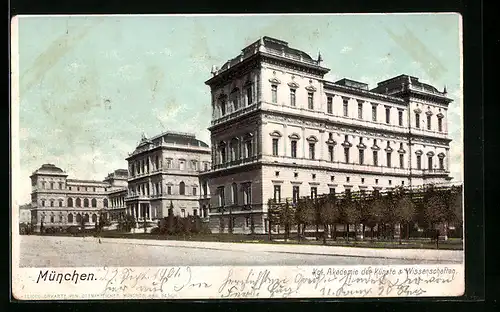 AK München, Kgl. Akademie der Künste und Wissenschaften