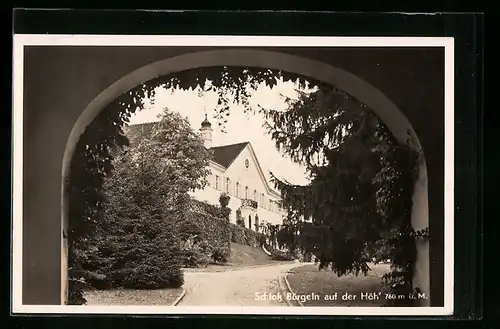 AK Bürgeln, Blick aufs Schloss