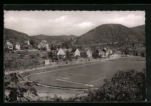 AK Heimbach, Eifel-Stadion von oben gesehen