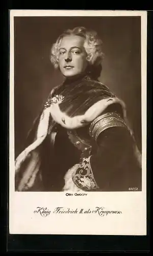 AK Schauspieler Otto Gebühr als Kronprinz