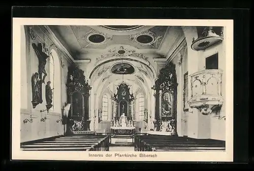 AK Biberach, Inneres der Pfarrkirche