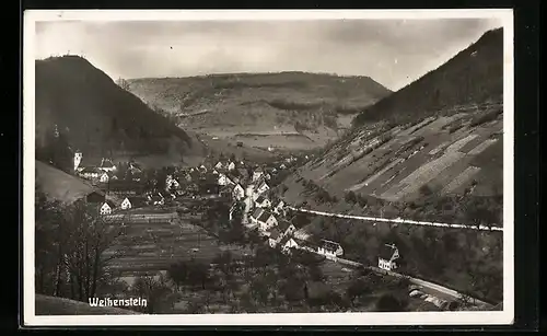 AK Weissenstein /Schwäb. Alb, Ortsansicht mit Gasthaus zur Schenke