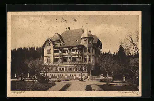 AK Königsfeld, Ansicht auf das Schwarzwaldhotel
