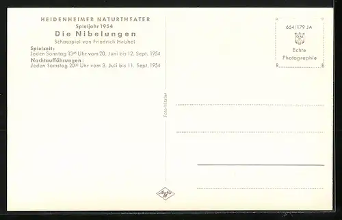 AK Heidenheim, Naturtheater beim Schauspiel Die Nibelungen