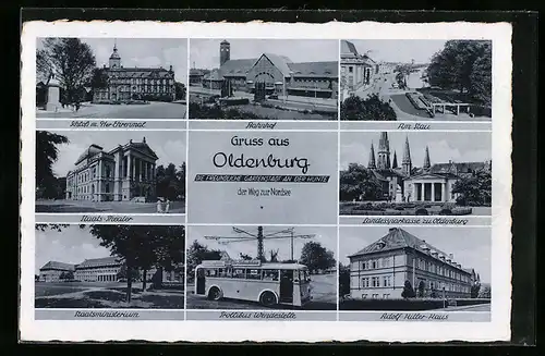 AK Oldenburg, Schloss, Staatstheater, Landessparkasse