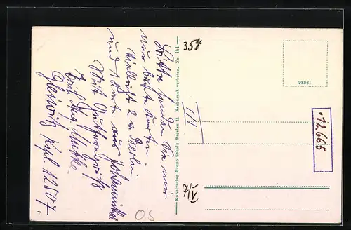 AK Gleiwitz, Strassenpartie Wilhelmstrasse