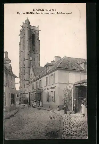 AK Maule, Église St-Nicolas (monument histroique