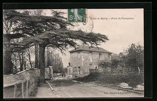 AK Marly, Forêt de Marly, Porte de Fourqueux