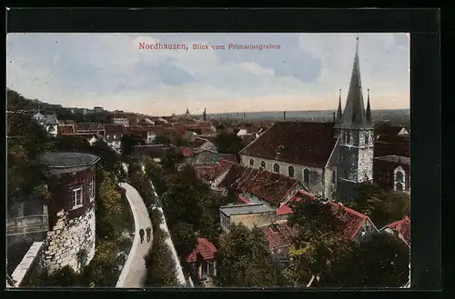 AK Nordhausen, Blick vom Primariusgraben