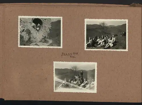 Fotoalbum mit 50 Fotografien, Ausdruckstanz / Frauen Tanzgruppe 1942, Ruth von Bullon, Choreografie, Theater