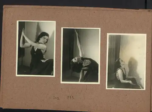 Fotoalbum mit 50 Fotografien, Ausdruckstanz / Frauen Tanzgruppe 1942, Ruth von Bullon, Choreografie, Theater