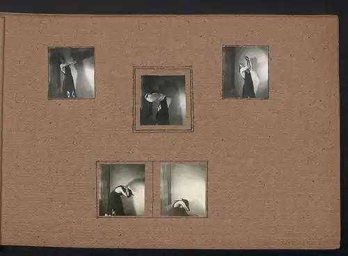 Fotoalbum mit 50 Fotografien, Ausdruckstanz / Frauen Tanzgruppe 1942, Ruth von Bullon, Choreografie, Theater