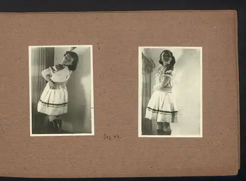 Fotoalbum mit 50 Fotografien, Ausdruckstanz / Frauen Tanzgruppe 1942, Ruth von Bullon, Choreografie, Theater
