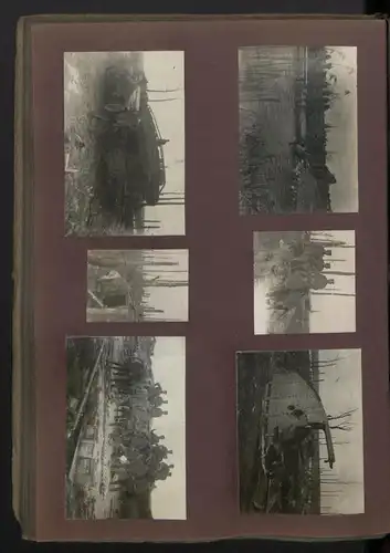 Fotoalbum mit 84 Fotografien, 1.WK 1. Garde Feld Artillerie Regiment Berlin, Frankreich Westfront, Flugzeug, Panzer 1917