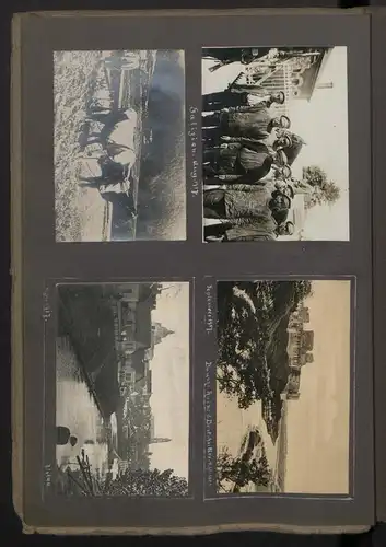 Fotoalbum mit 84 Fotografien, 1.WK 1. Garde Feld Artillerie Regiment Berlin, Frankreich Westfront, Flugzeug, Panzer 1917