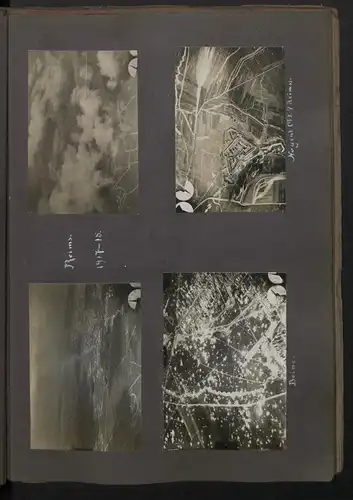 Fotoalbum mit 84 Fotografien, 1.WK 1. Garde Feld Artillerie Regiment Berlin, Frankreich Westfront, Flugzeug, Panzer 1917