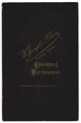 Fotografie W. Spengler, Wattenscheid, Wilhelmina Middeldorf im besten Alter mit Haube, geb. Röcken