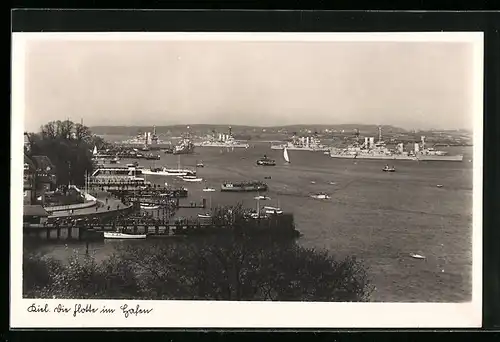 AK Kiel, Die Flotte im Hafen, Kriegshafen