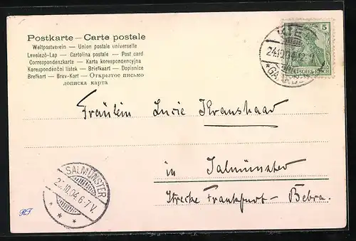 AK Kiel, Kriegshafen, Kaisersalut