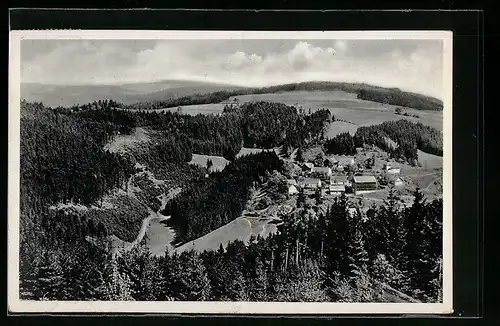 AK Wildenstein i. Frankenwald, Panorama aus der Vogelschau